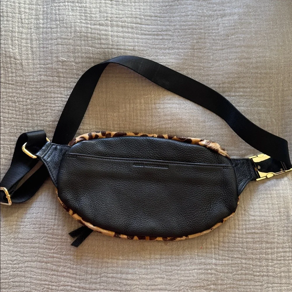 Aimee Kestenberg Leopard Print Belt Bag with Gold Buckle - Picture 4 of 4